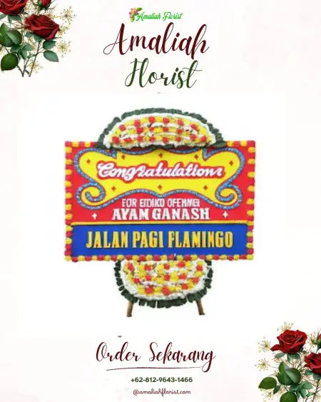 Sewa Papan Bunga Kawasan Perkantoran Pasteur Bandung